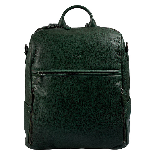 Рюкзак Dr.Koffer из натуральной кожи зеленый