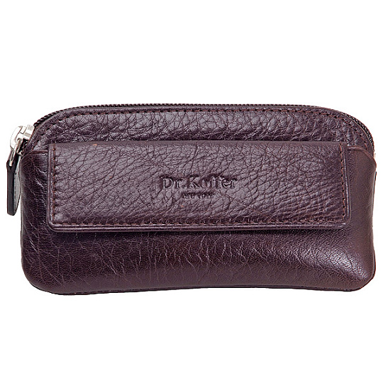 Подарочный набор: обложка для документов и ключница коричневого цвета Dr.Koffer X510281-02-09