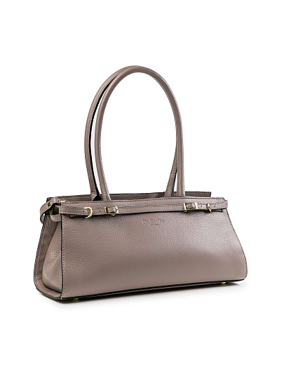 Женская сумка Dr.Koffer из натуральной кожи пыльная роза