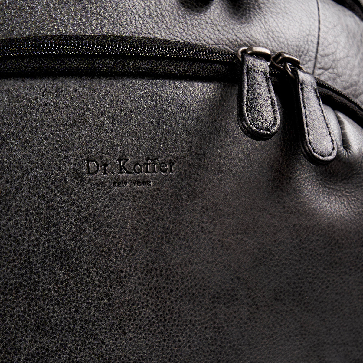 Рюкзак Dr.Koffer из натуральной кожи серый