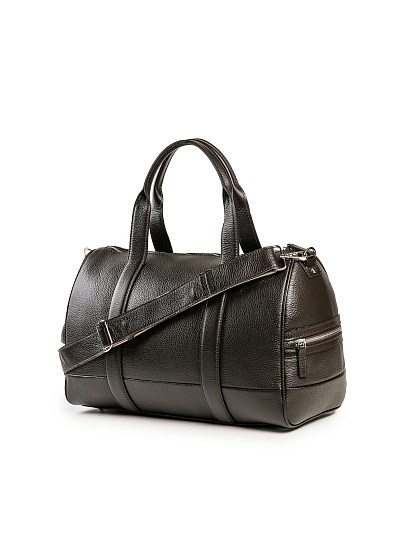 Дорожная сумка Dr. Koffer из натуральной кожи коричневая