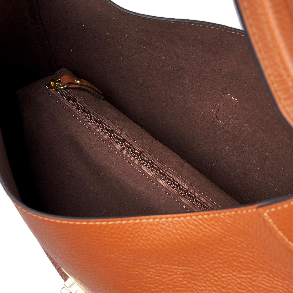 Женская сумка Dr. Koffer из натуральной кожи коричневая