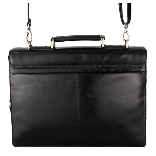 Вместительный портфель с бизнес-блоком и папкой для ноутбука Dr.Koffer P402431-59-04