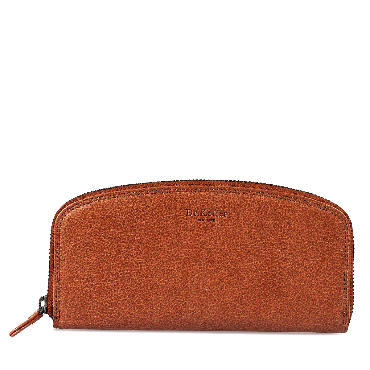 Портмоне Dr.Koffer из натуральной кожи светло-коричневое