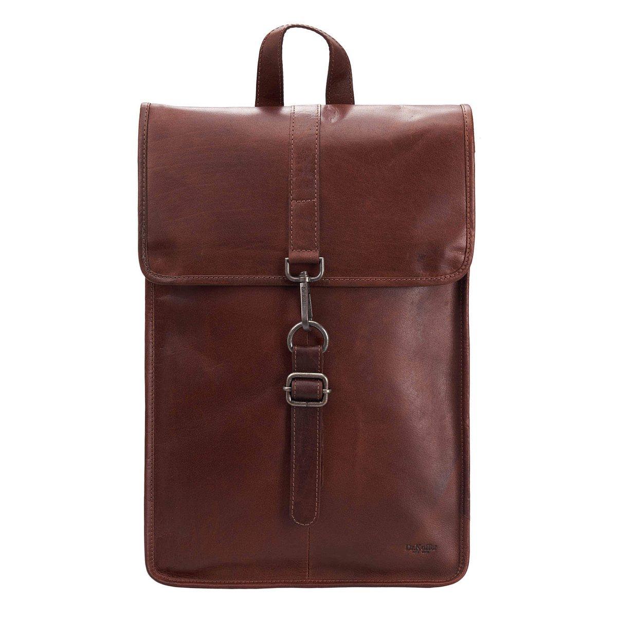 Рюкзак Dr.Koffer из натуральной кожи светло-коричневый