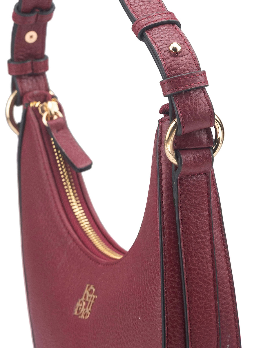 Женская сумка Dr. Koffer из натуральной кожи бордовая