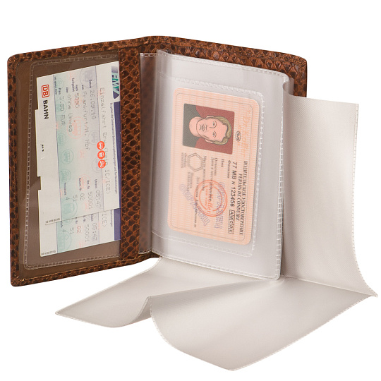 Обложка для автодокументов из натуральной кожи Dr. Koffer