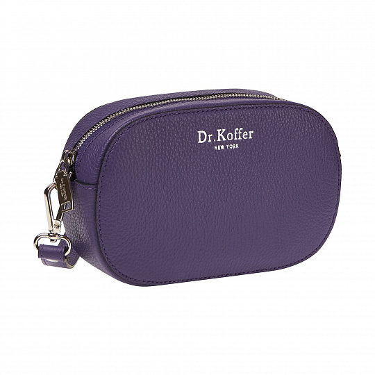 Фиолетовая кросс-боди Dr.Koffer 5563D-74