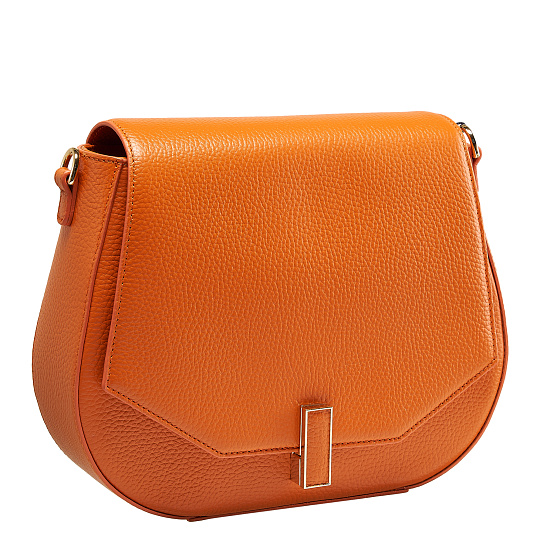 Женская сумка  Dr. Koffer из натуральной кожи оранжевая