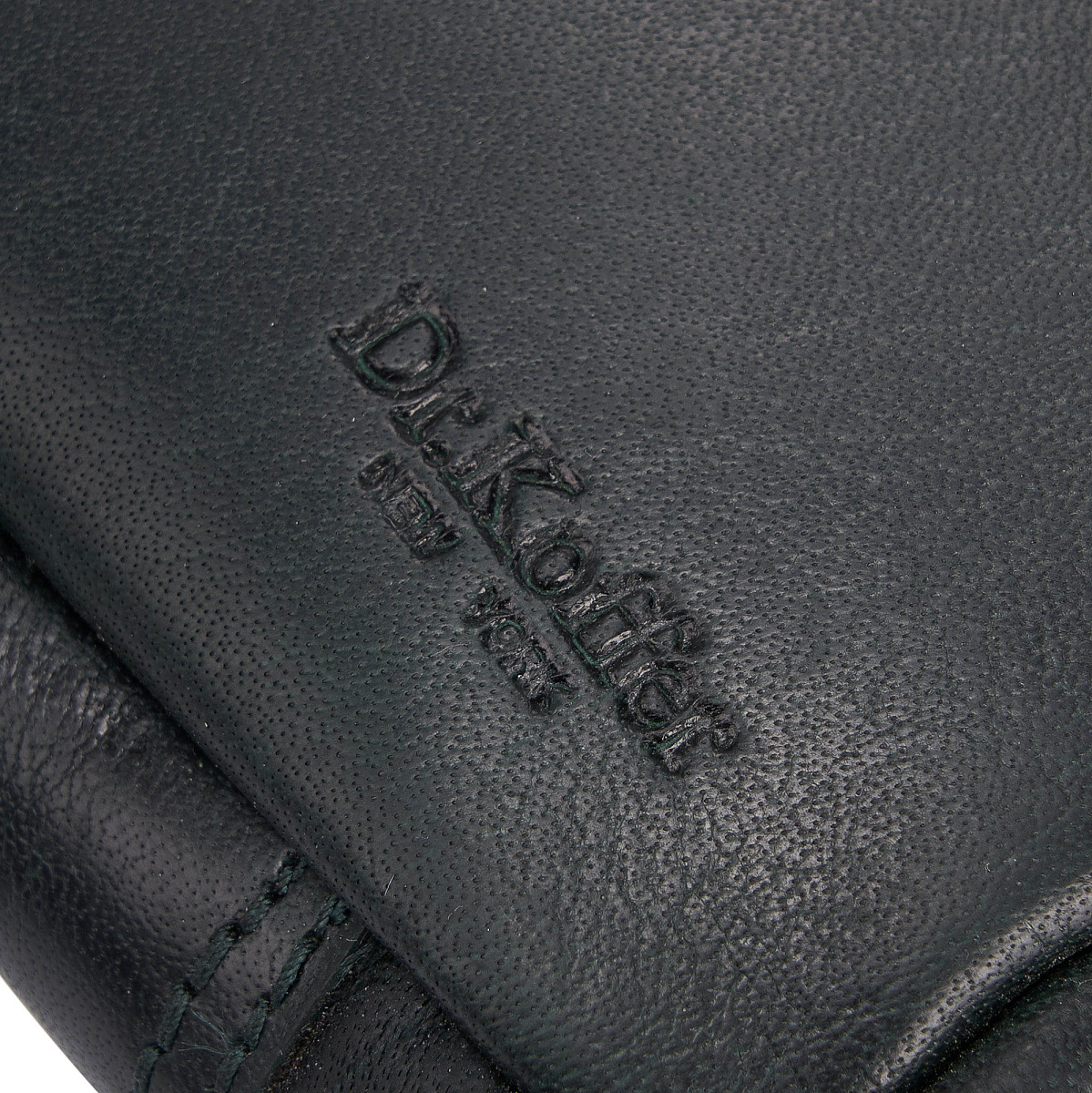 Женская сумка Dr.Koffer из натуральной кожи зеленая