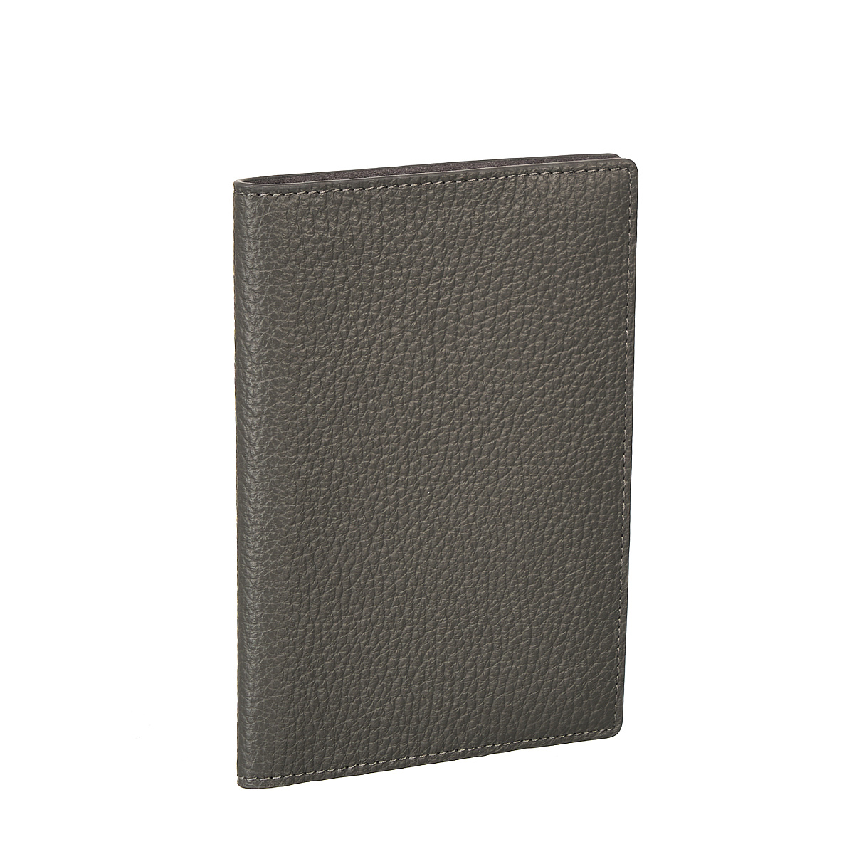 Обложка для паспорта Dr.Koffer из натуральной кожи серая