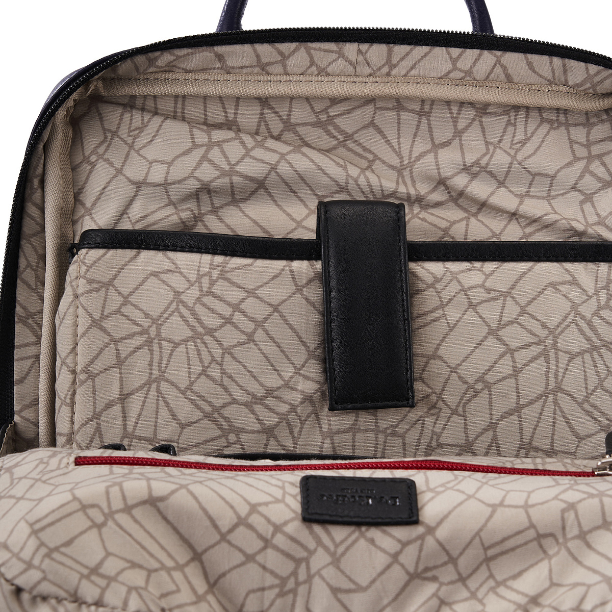 Рюкзак Dr.Koffer из натуральной кожи синий