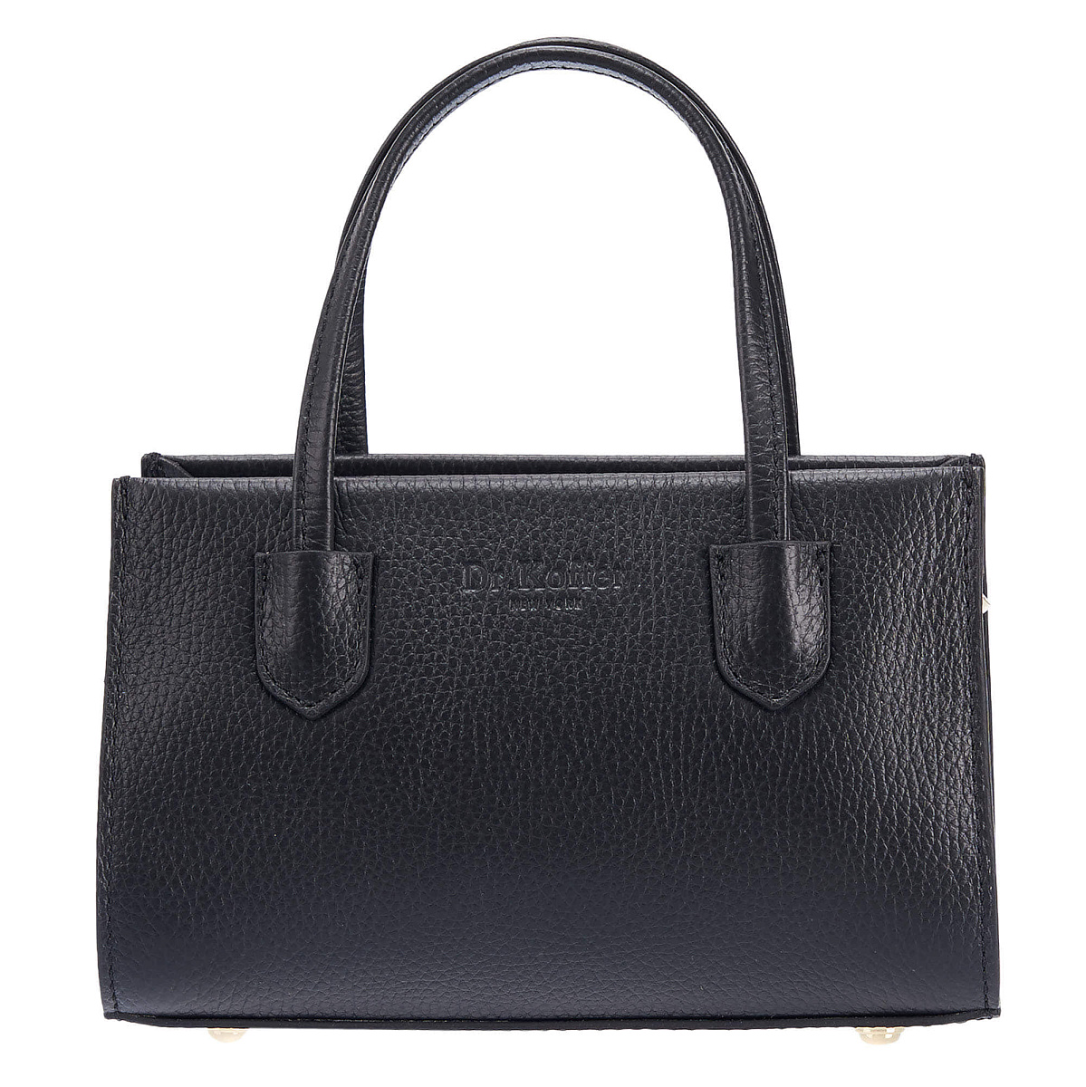 Женская сумка Dr. Koffer из натуральной кожи черная