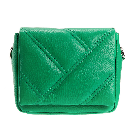 Женская сумка Dr. Koffer из натуральной кожи зеленая