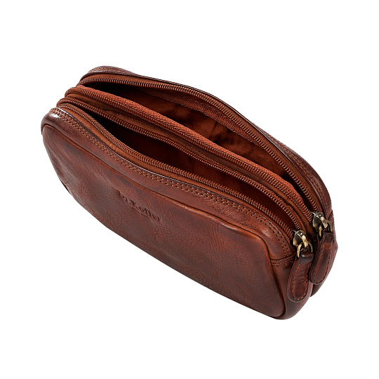 Несессер Dr.Koffer из натуральной кожи коричневый