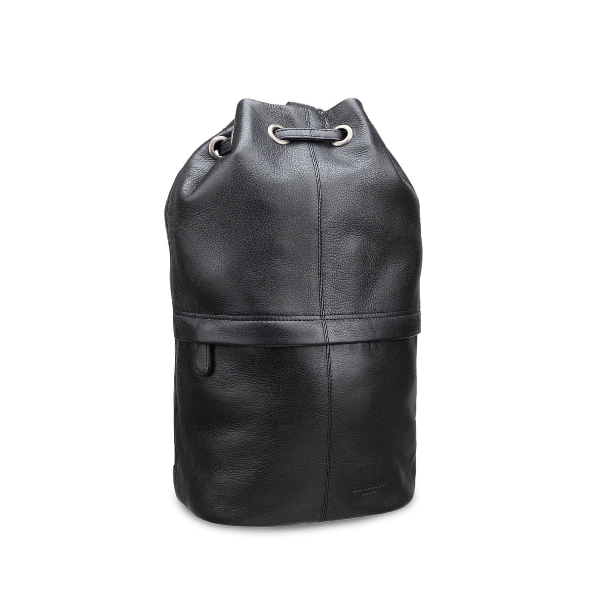 Рюкзак Dr.Koffer из натуральной кожи черный