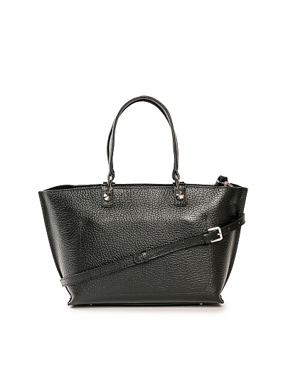 Женская сумка Dr. Koffer из натуральной кожи черная