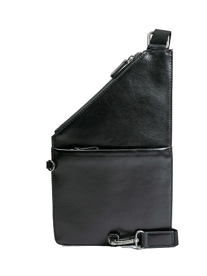 Сумка через плечо Dr.Koffer из натуральной кожи черная