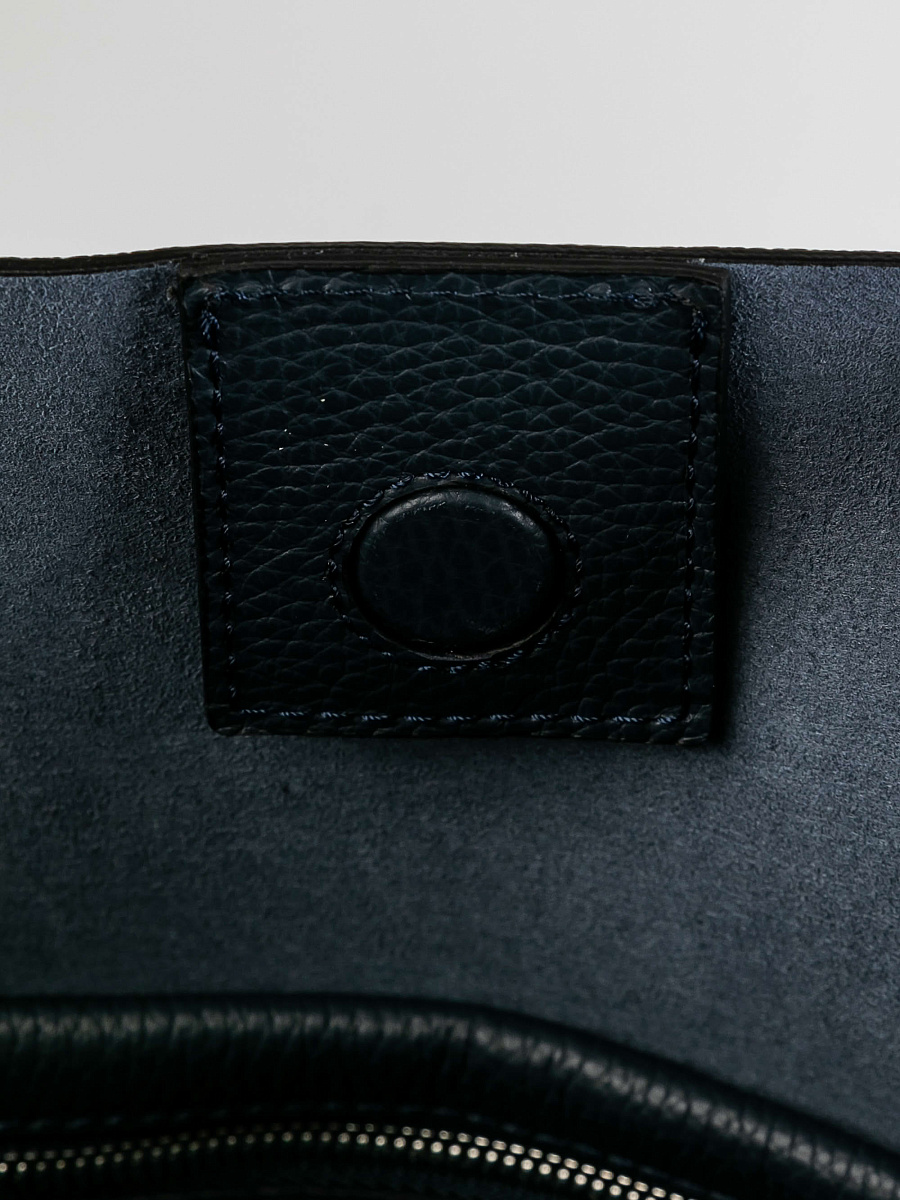 Женская сумка Dr.Koffer из натуральной кожи синяя