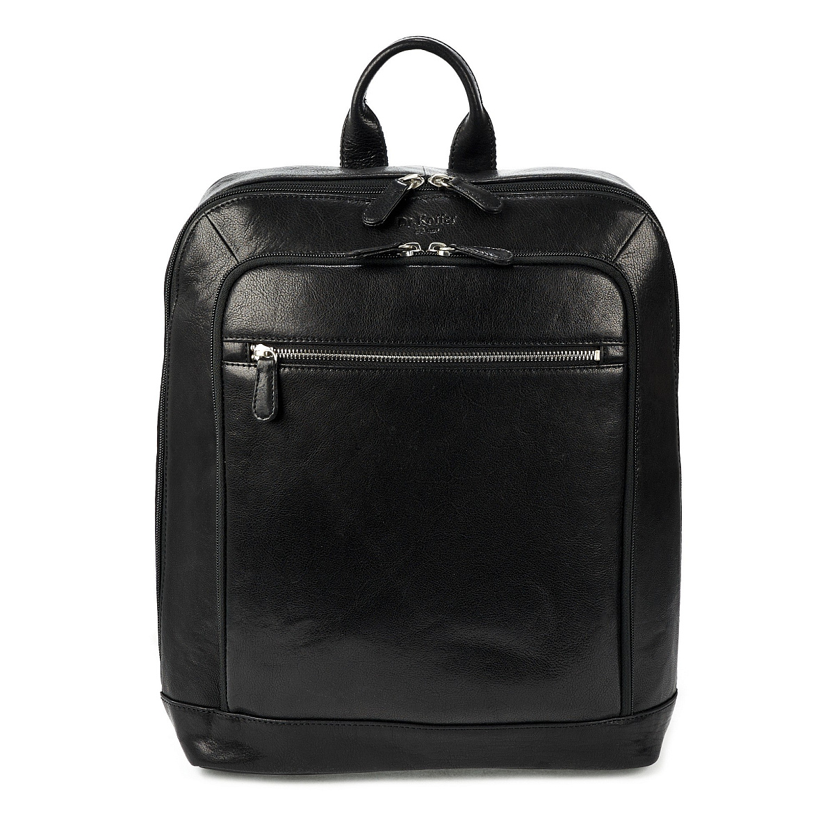 Рюкзак Dr.Koffer из натуральной кожи черный