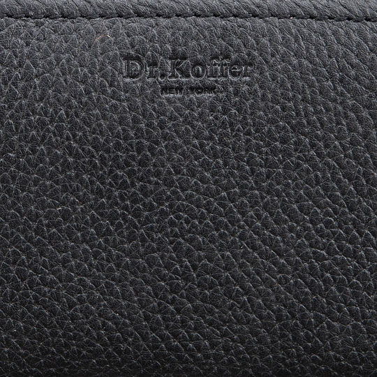 Портмоне Dr.Koffer из натуральной кожи черное