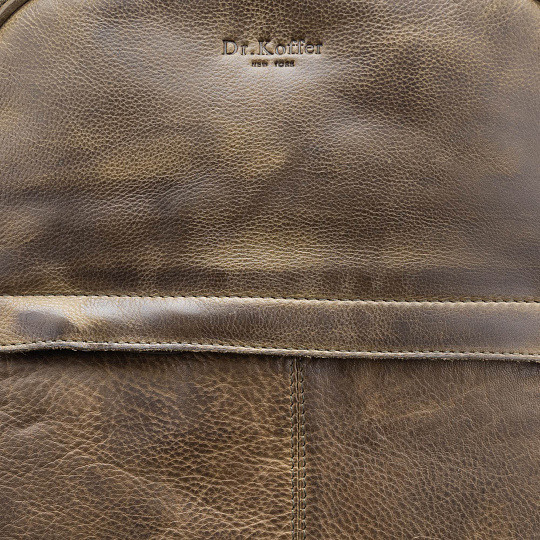 Рюкзак Dr.Koffer из натуральной кожи коричневый