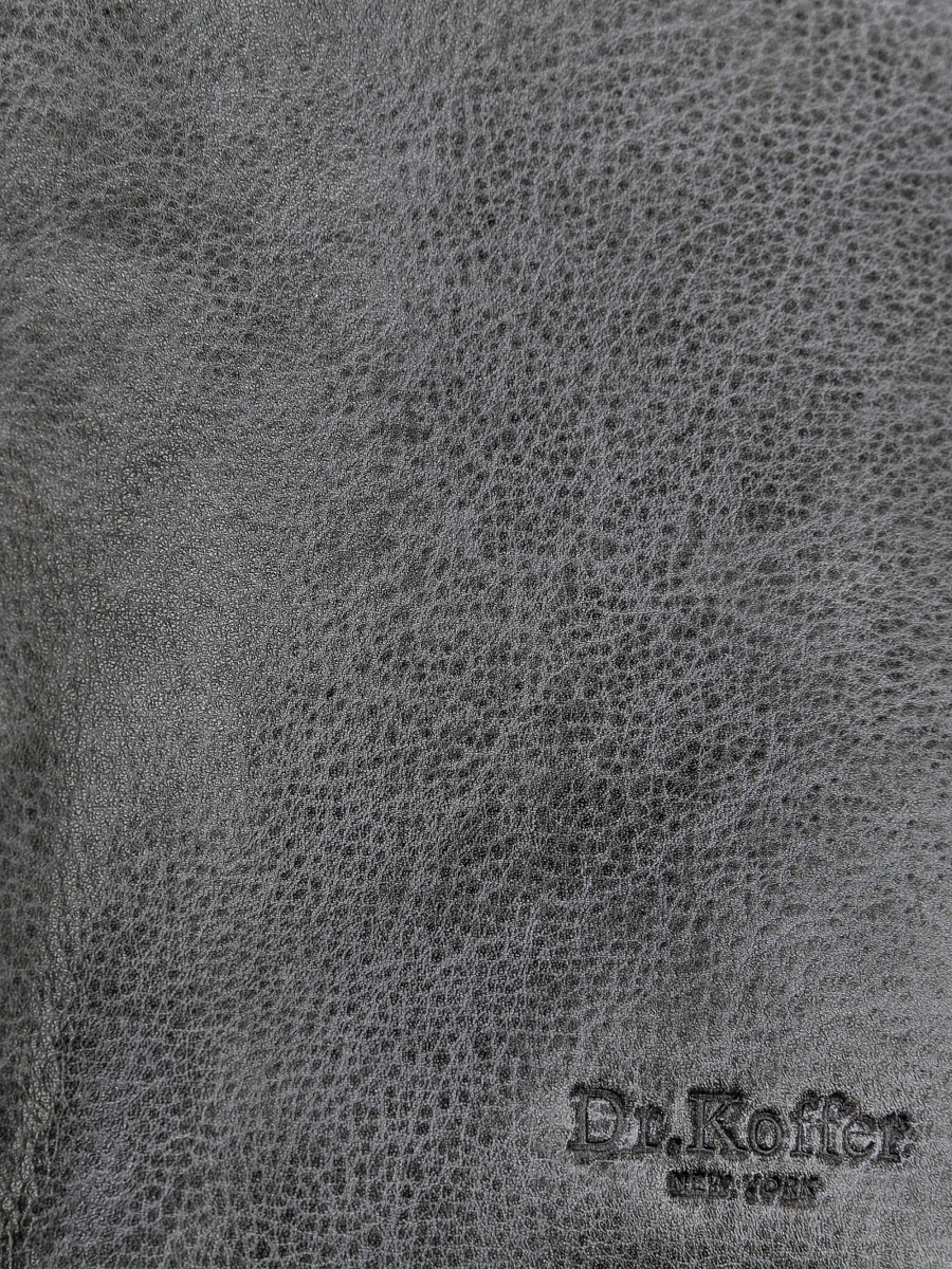 Портмоне Dr.Koffer из натуральной кожи серое