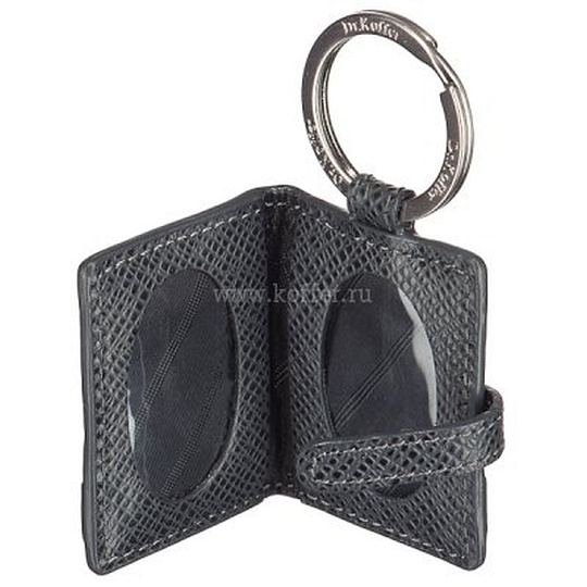 Брелок-обложка для фото черного цвета Dr.Koffer X510201-141-77