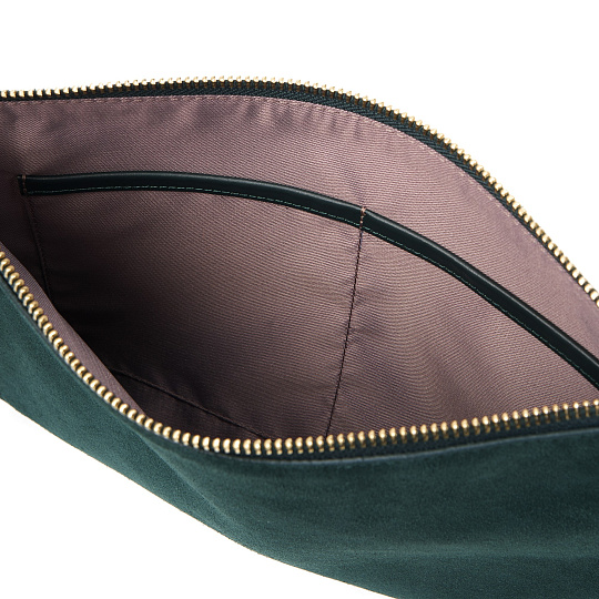 Женская сумка  Dr. Koffer из натуральной кожи зеленая