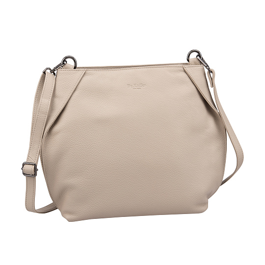 Женская сумка Dr.Koffer из натуральной кожи бежевая