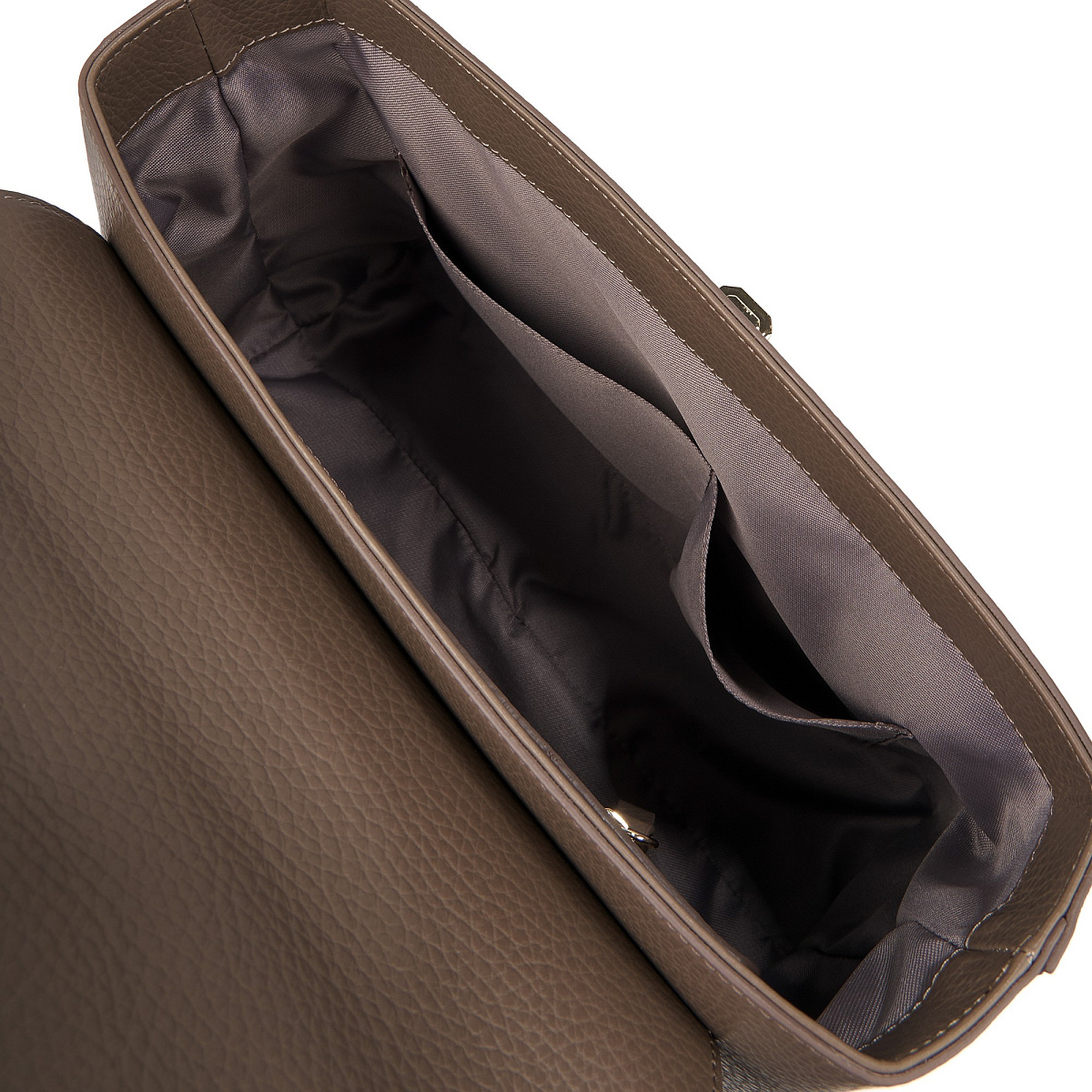 Женская сумка  Dr. Koffer из натуральной кожи бежевая