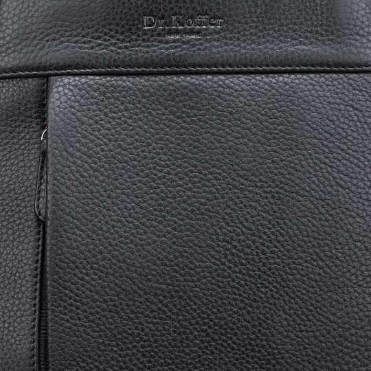 Рюкзак Dr.Koffer из натуральной кожи черный