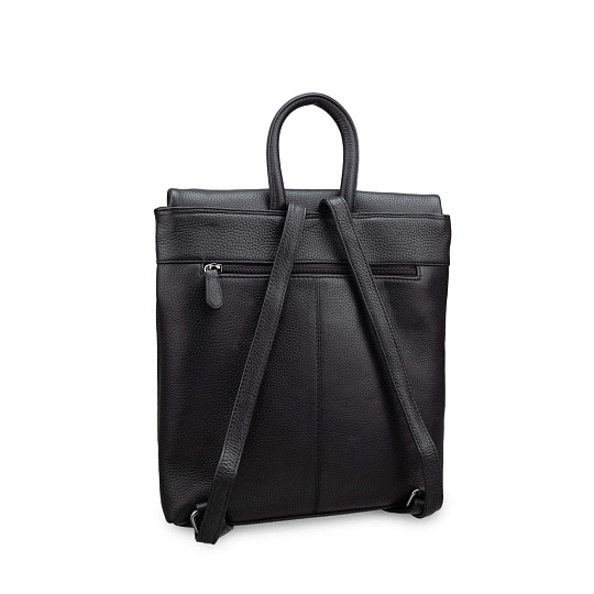 Рюкзак Dr.Koffer из натуральной кожи черный