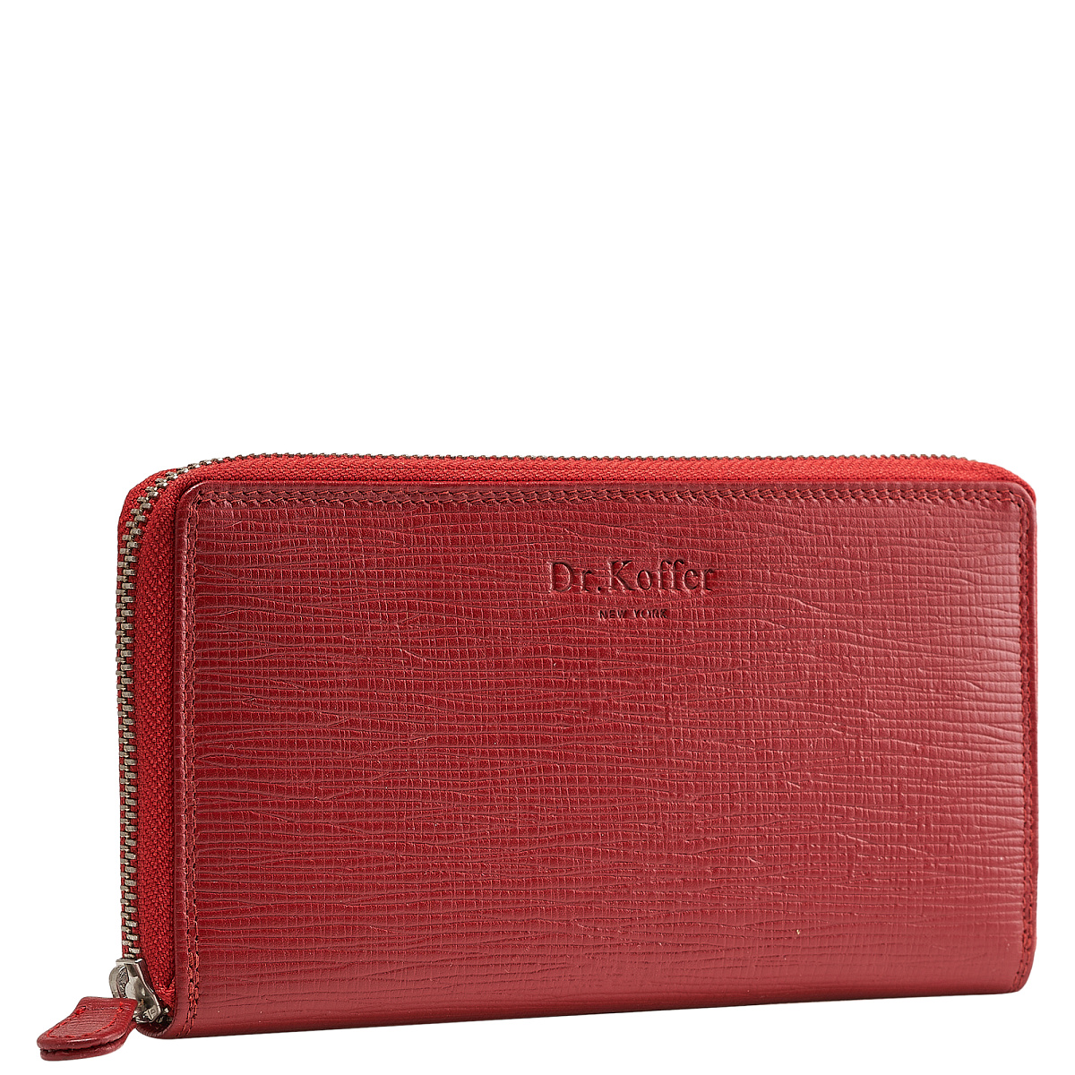 Портмоне Dr.Koffer из натуральной кожи красное