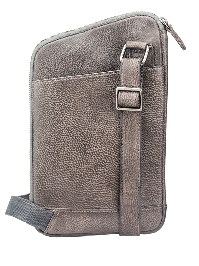 Рюкзак Dr. Koffer из натуральной кожи серый