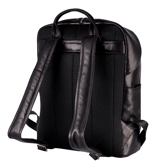Рюкзак Dr.Koffer из натуральной кожи черный