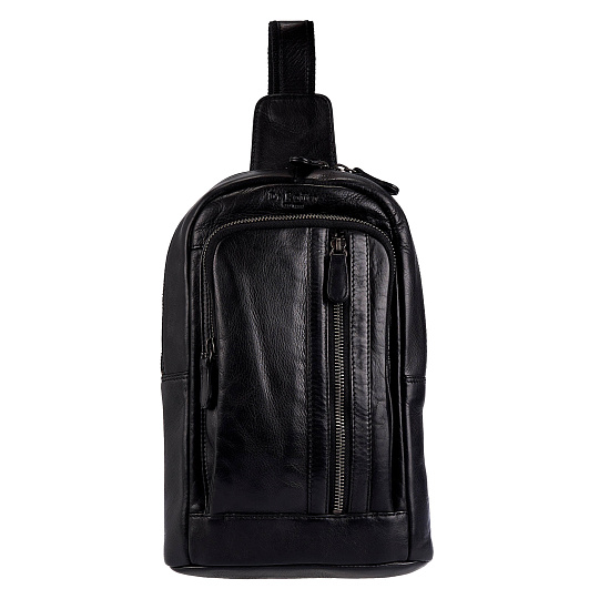 Рюкзак Dr.Koffer из натуральной кожи черный