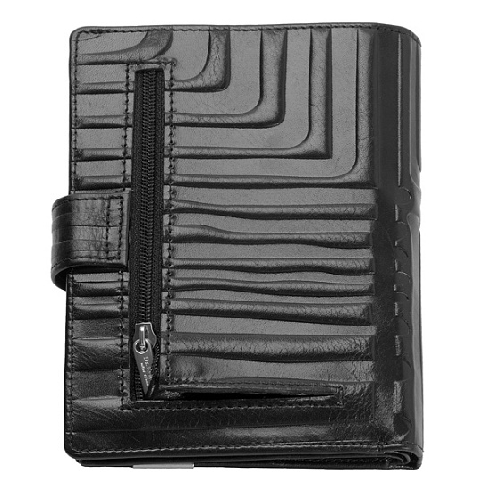Обложка-портмоне для паспорта и автодокументов черного цвета Dr.Koffer X510137-54-04