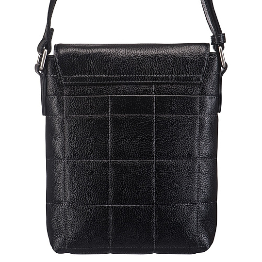 Сумка через плечо Dr.Koffer из натуральной кожи черная