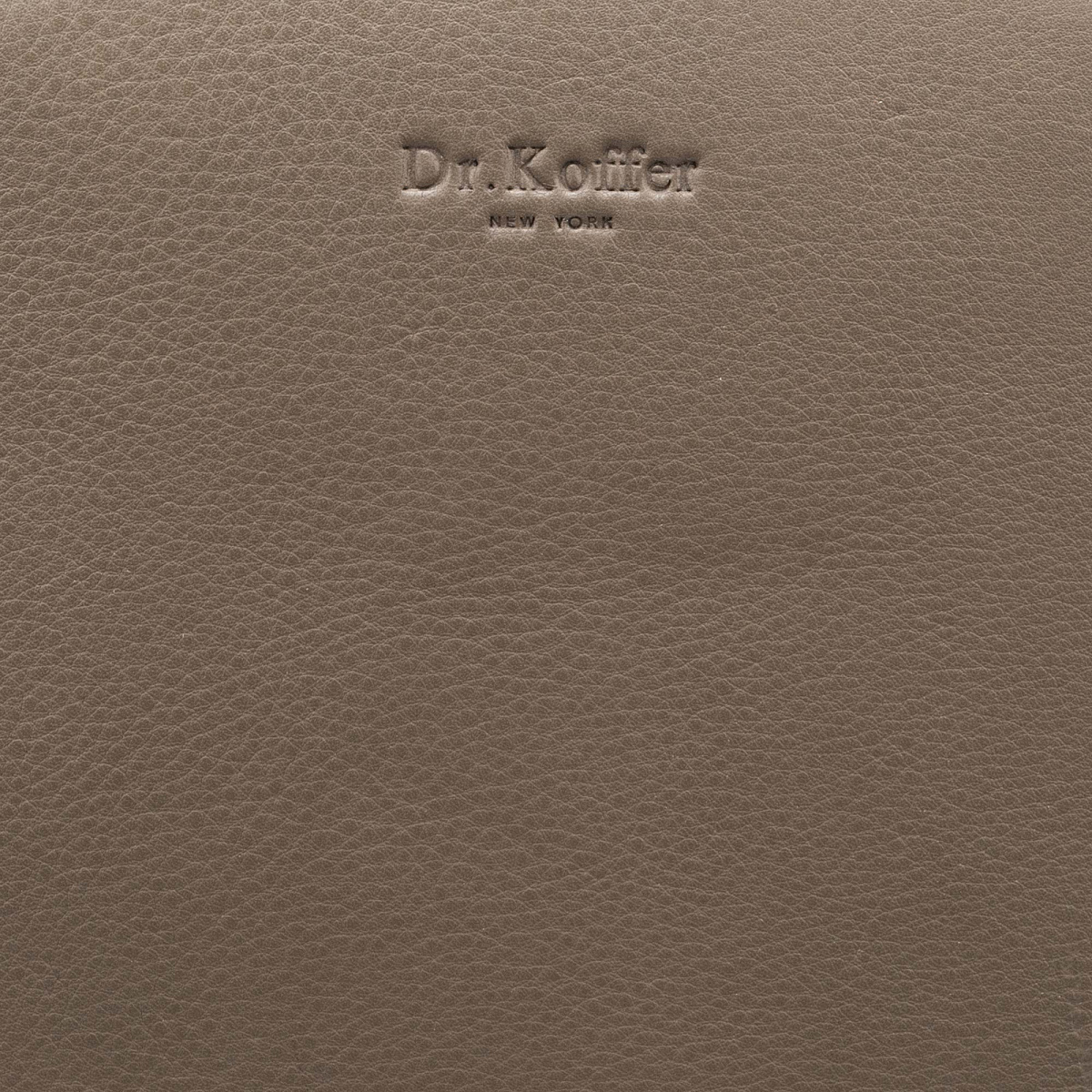 Женская сумка Dr.Koffer из натуральной кожи бежевая