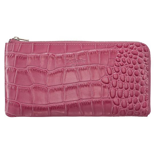 Кошелек Dr.Koffer из натуральной кожи розовый