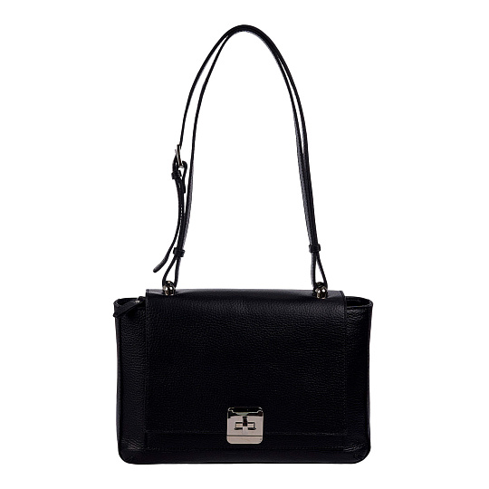 Женская сумка Dr. Koffer из натуральной кожи черная