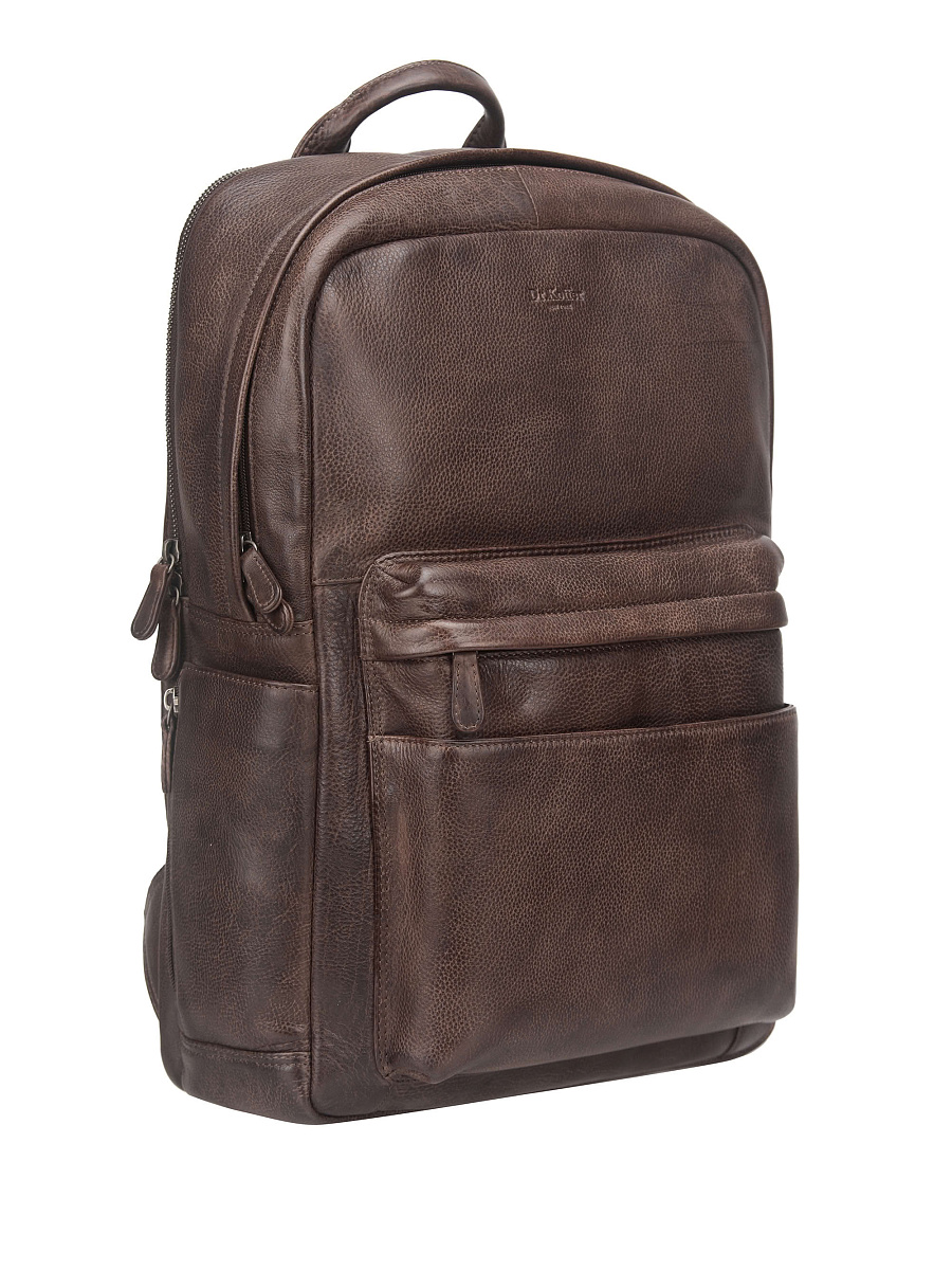 Рюкзак Dr. Koffer из натуральной кожи коричневый