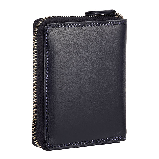 Портмоне Dr.Koffer из натуральной кожи фиолетовое