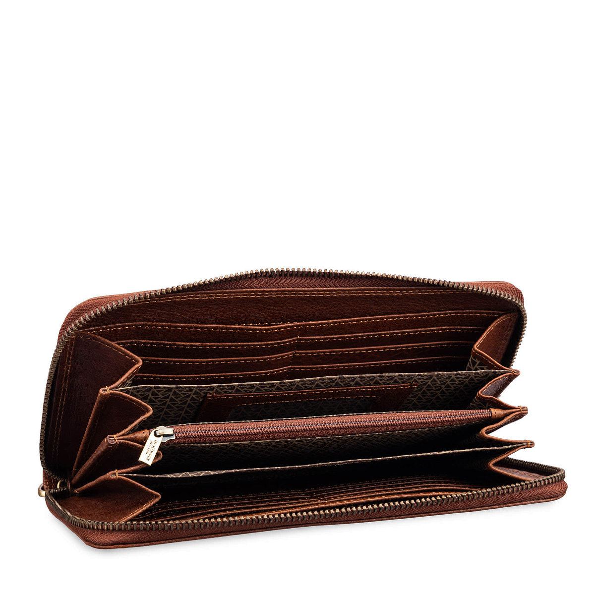 Портмоне Dr.Koffer из натуральной кожи коричневое