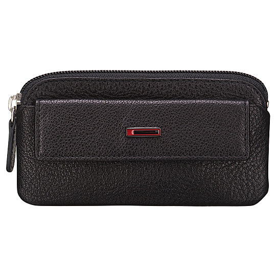 Ключница Dr.Koffer из натуральной кожи черная