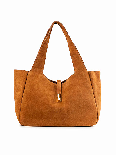 Женская сумка Dr.Koffer из натуральной кожи рыже-коричневая