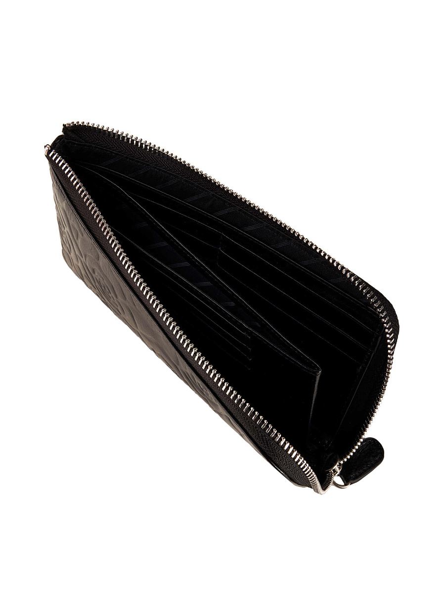 Портмоне Dr.Koffer из натуральной кожи черное