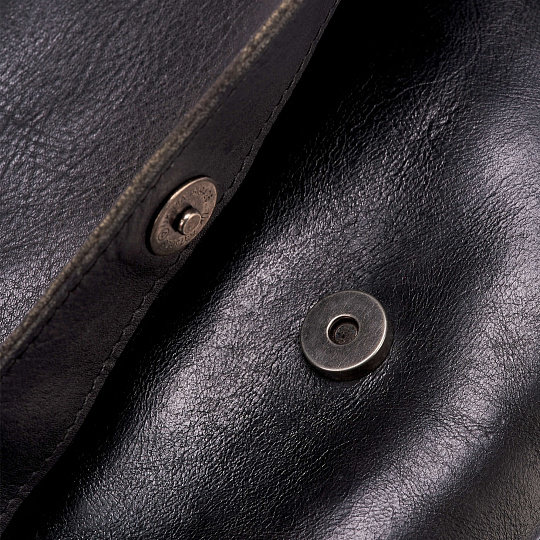 Сумка через плечо Dr.Koffer из натуральной кожи серая