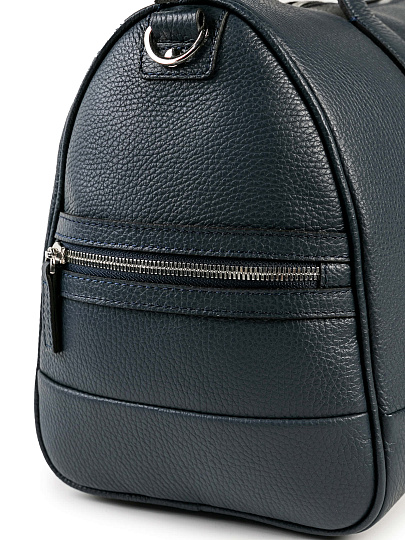 Дорожная сумка Dr. Koffer из натуральной кожи синяя